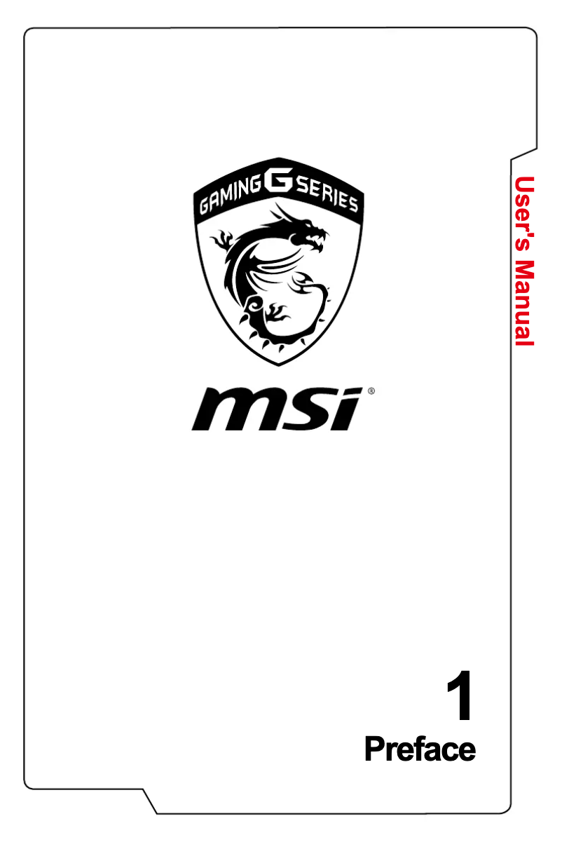 Página nº 1 - Manual de usuario MSI Vortex G65 6QD-038NL(SLI)