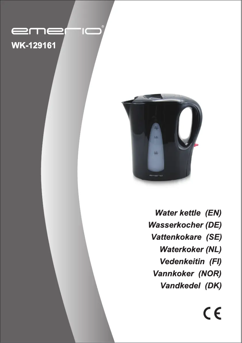 Página 1 del manual Manual de usuario Emerio WK-129161