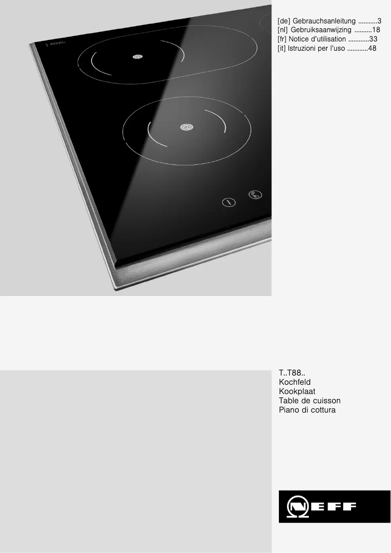 Imagen de la primera página del manual del dispositivo T43T88N2