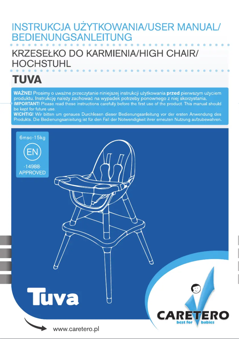 Imagen de la primera página del manual del dispositivo Tuva