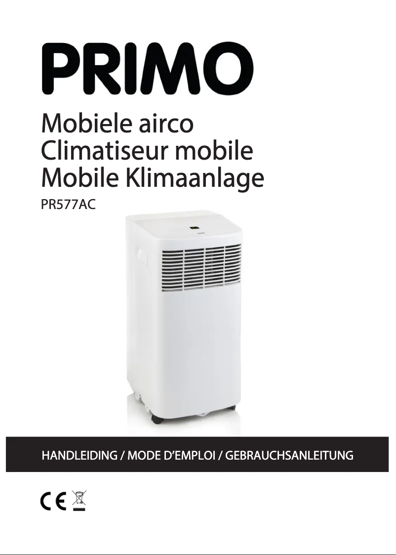 Imagen de la primera página del manual del dispositivo PR577AC