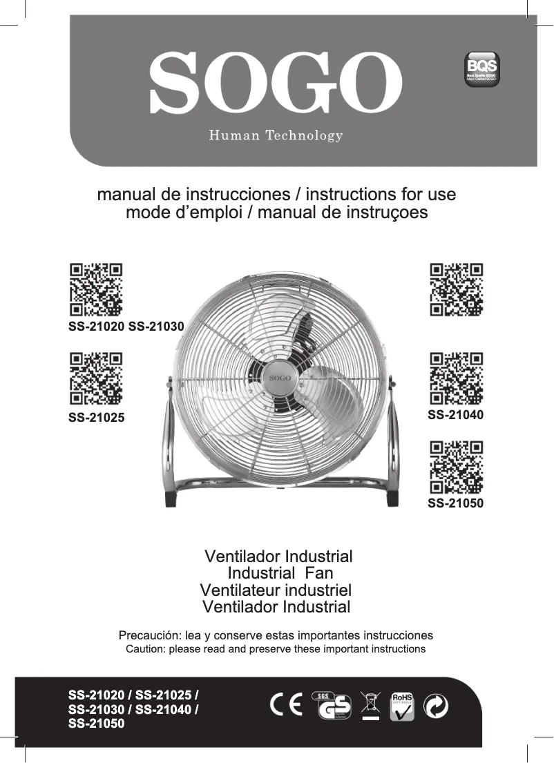 Imagen de la primera página del manual del dispositivo VEN-SS-21050