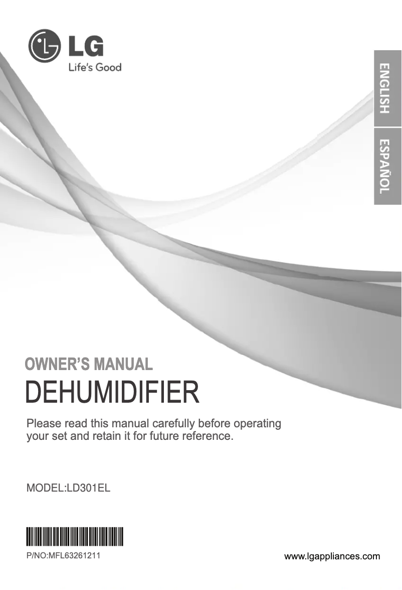 Imagen de la primera página del manual del dispositivo LD301EL