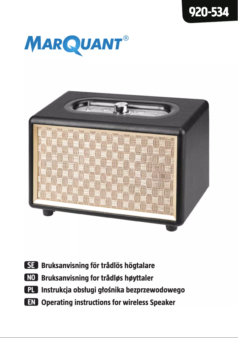 Imagen de la primera página del manual del dispositivo 920-534