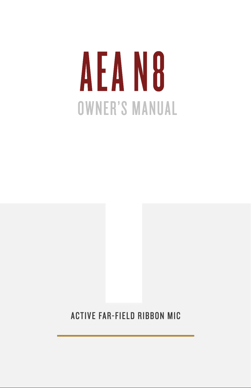 Página 1 del manual Manual de usuario AEA N8