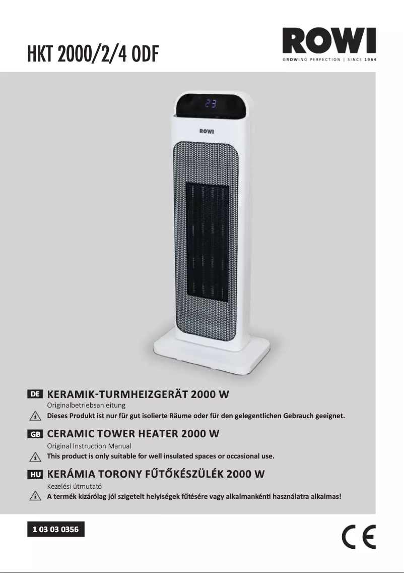 Imagen de la primera página del manual del dispositivo HKT 2000/2/4 ODF