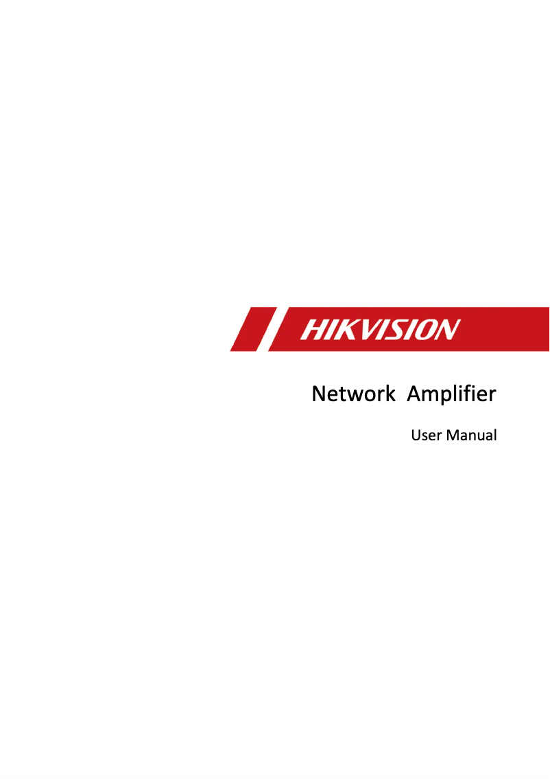 Página 1 del manual Manual de usuario Hikvision DS-QAE1A80G1-VB