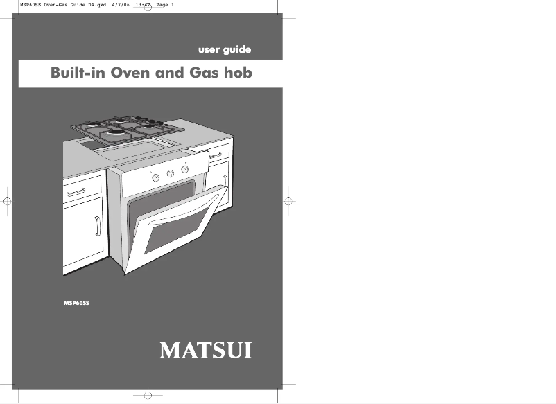 Imagen de la primera página del manual del dispositivo MSP60SS