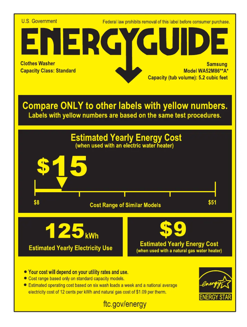 Imagen de la primera página del manual del dispositivo WA52M8650AV