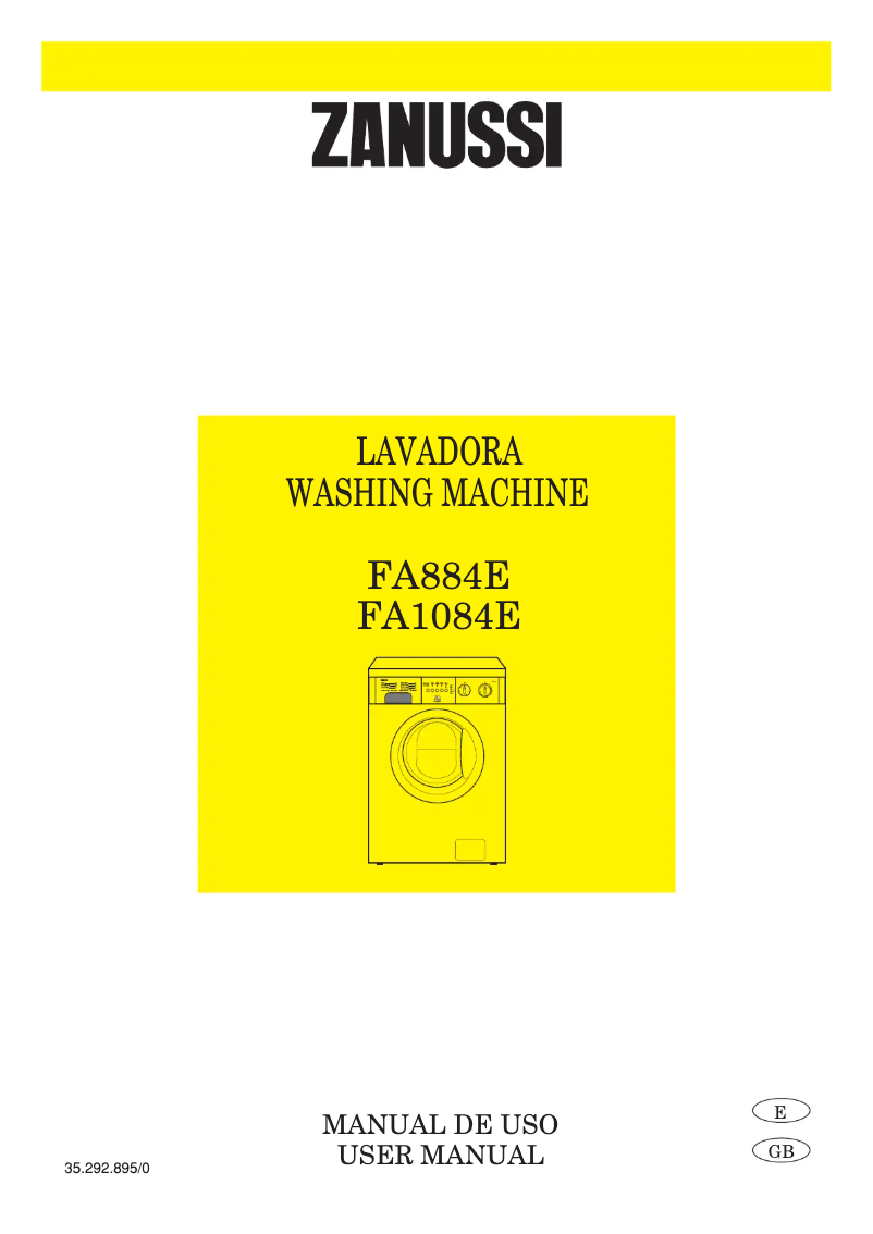 Imagen de la primera página del manual del dispositivo FA 1084 E