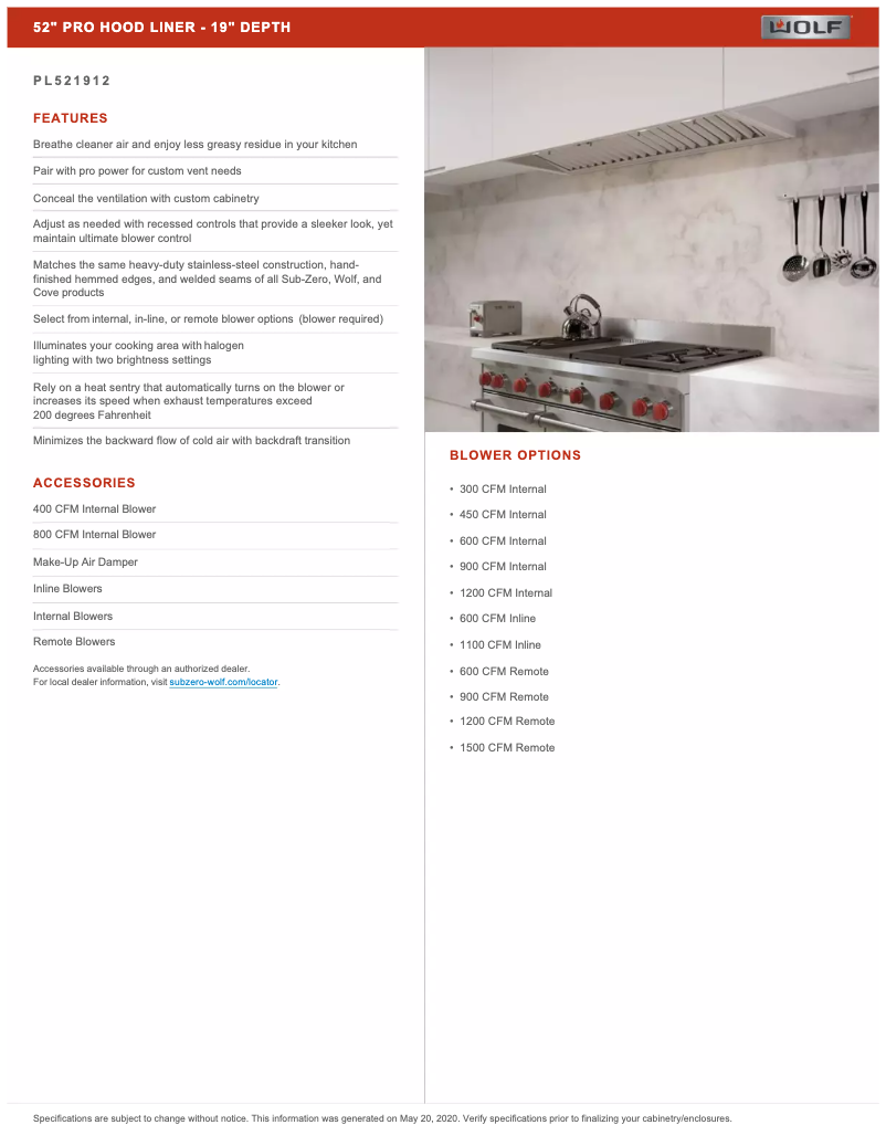 Imagen de la primera página del manual del dispositivo PL521912