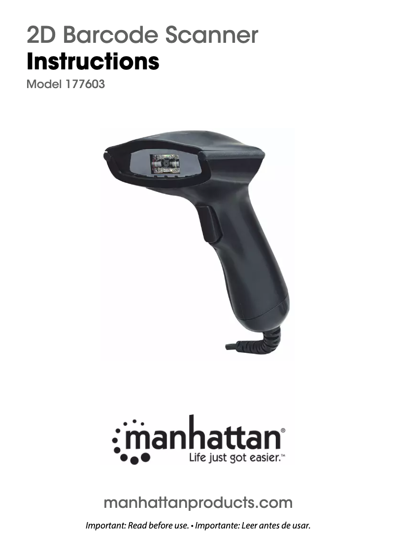 Página nº 1 - Manual de usuario Manhattan 177603