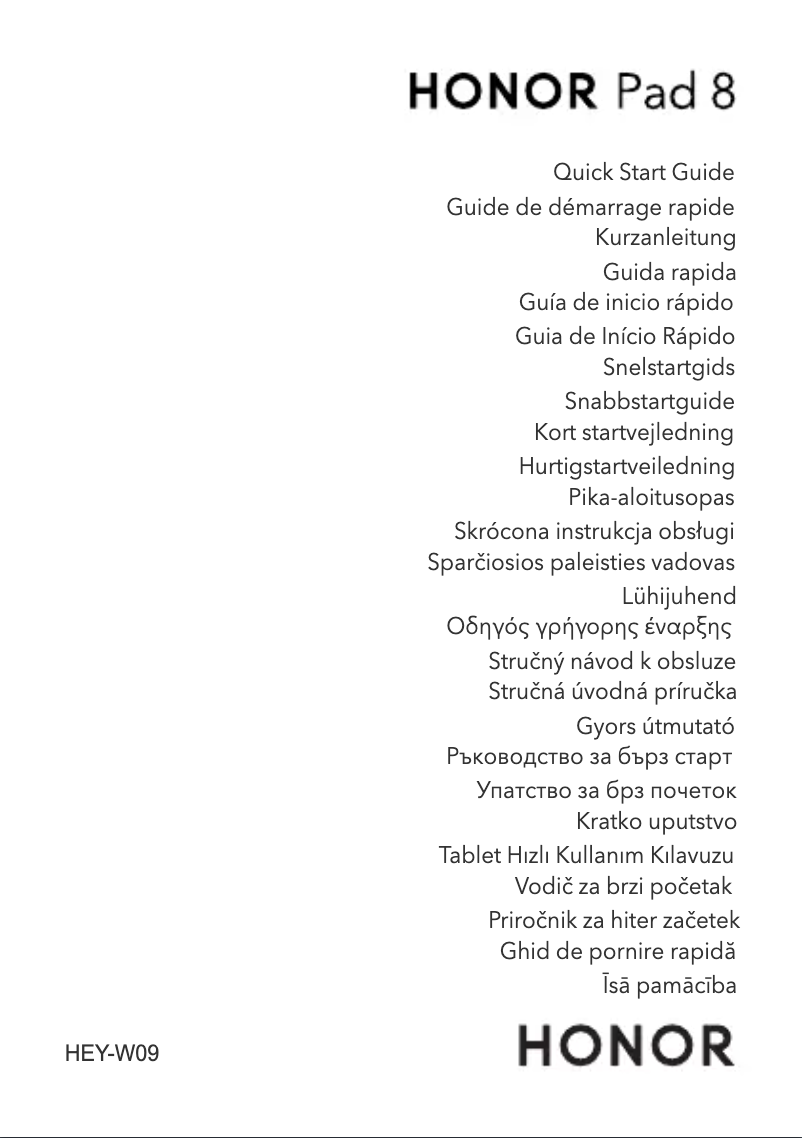 Imagen de la primera página del manual del dispositivo Pad 8