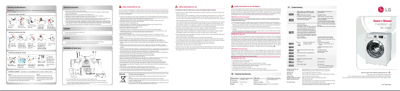 Página 1 del manual Manual de usuario LG F1403RDS5