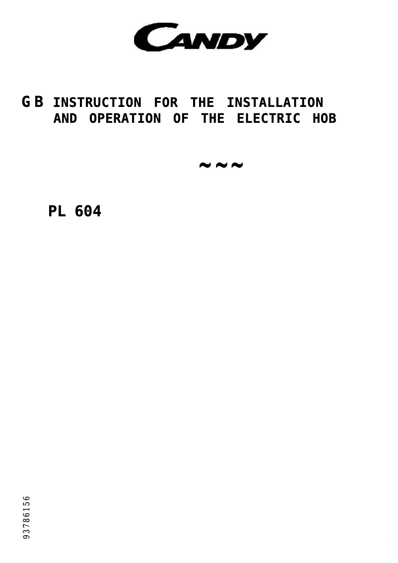 Imagen de la primera página del manual del dispositivo P604/1