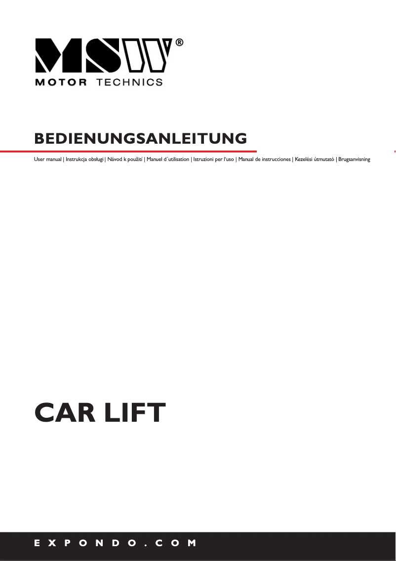 Imagen de la primera página del manual del dispositivo MSW-HB-1500N