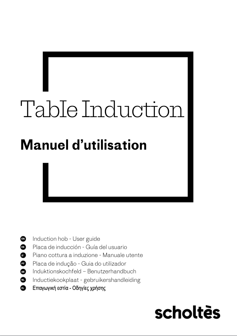 Página 1 del manual Manual de usuario Scholtès SOTF1810B