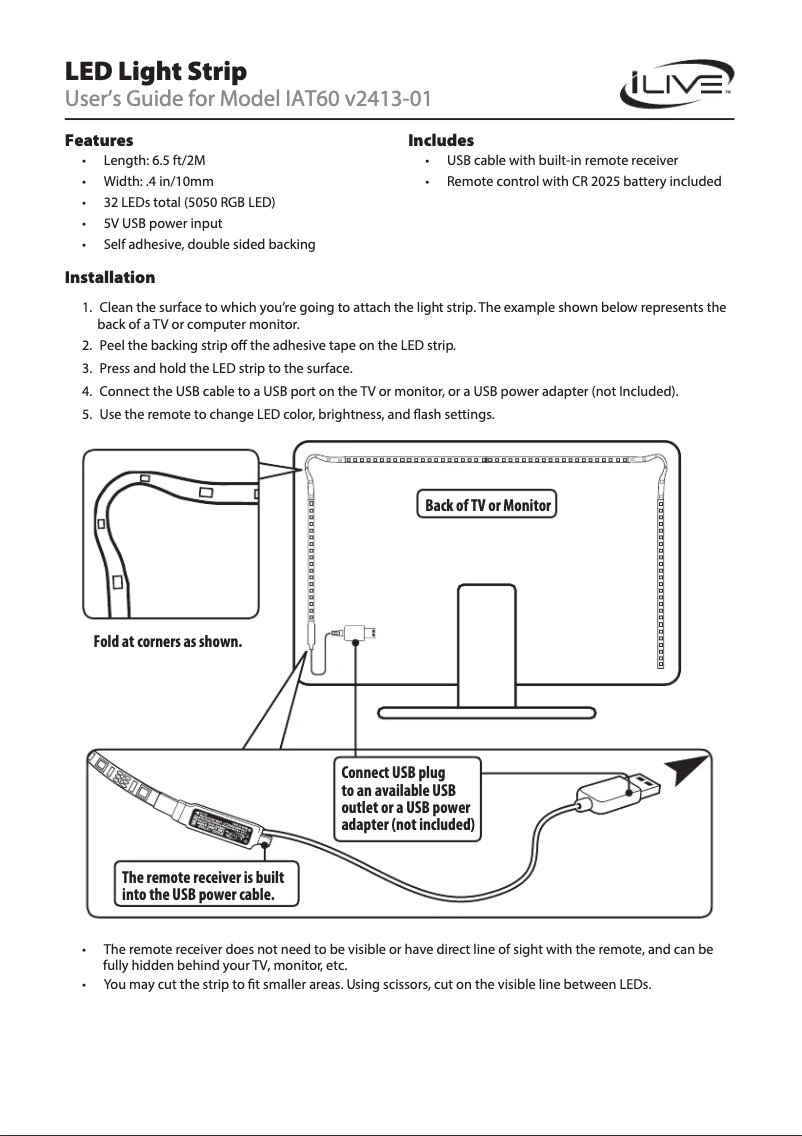 Imagen de la primera página del manual del dispositivo IAT60