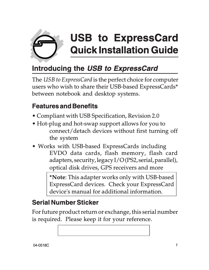 Imagen de la primera página del manual del dispositivo JU-EP0012-S1