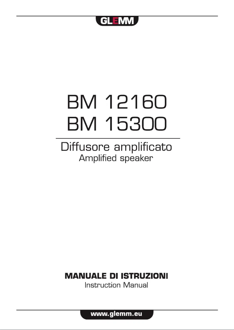 Imagen de la primera página del manual del dispositivo BM 12160