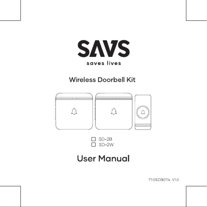 Página 1 del manual Manual de usuario SAVS SD-2W