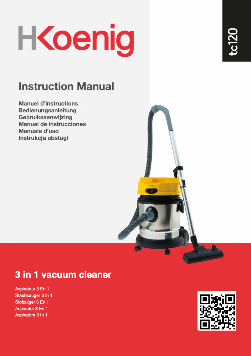 Imagen de la primera página del manual del dispositivo TC120