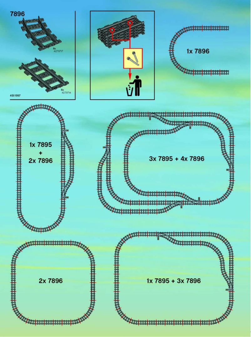 Página 1 del manual Manual de usuario Lego Straight & Curved Rails
