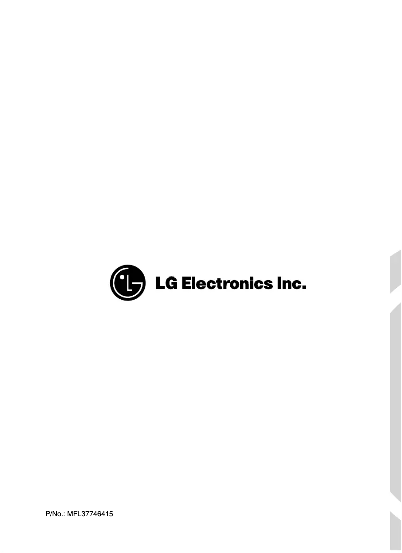 Imagen de la primera página del manual del dispositivo WD-10390NDK