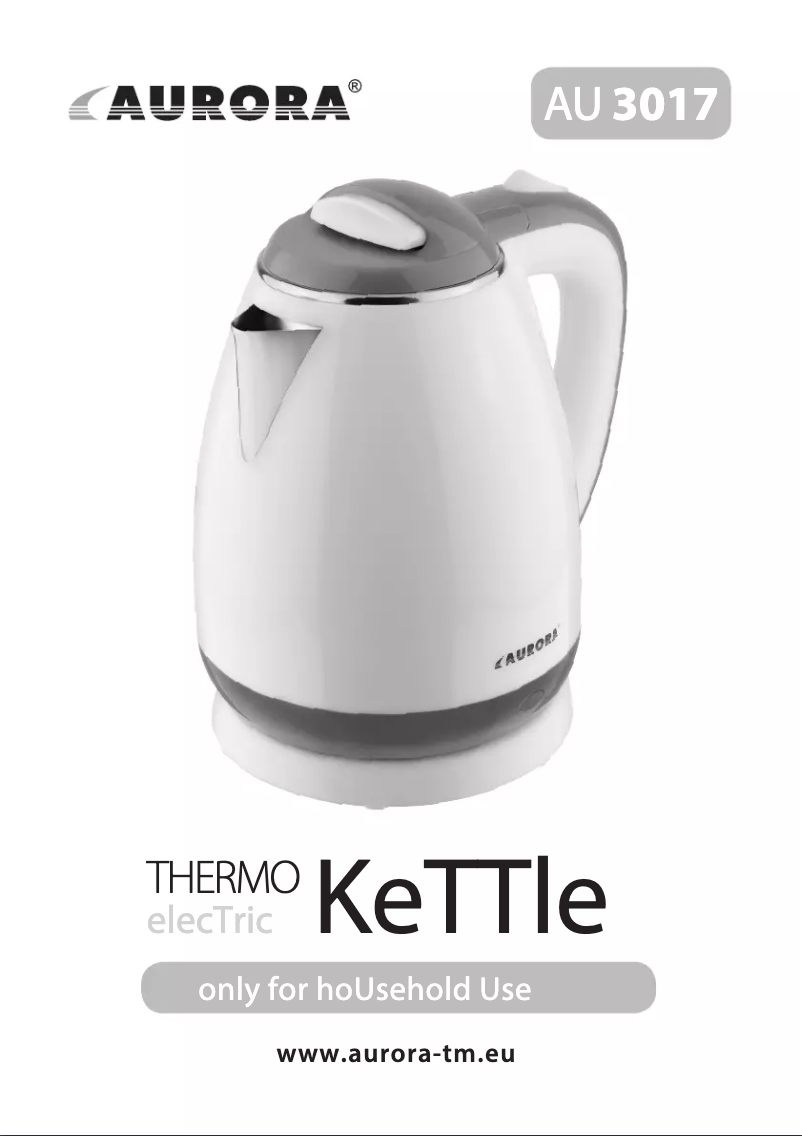 Imagen de la primera página del manual del dispositivo AU3017