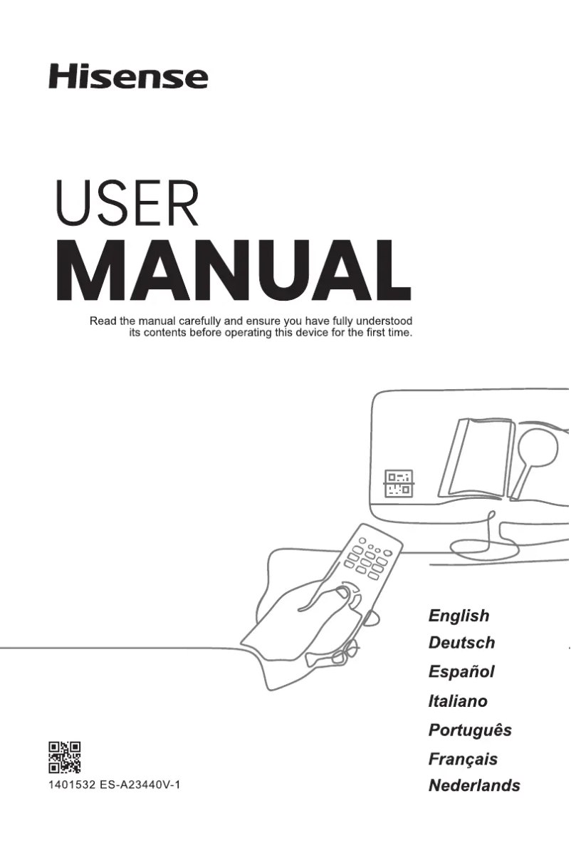 Imagen de la primera página del manual del dispositivo 65A7NQTUK