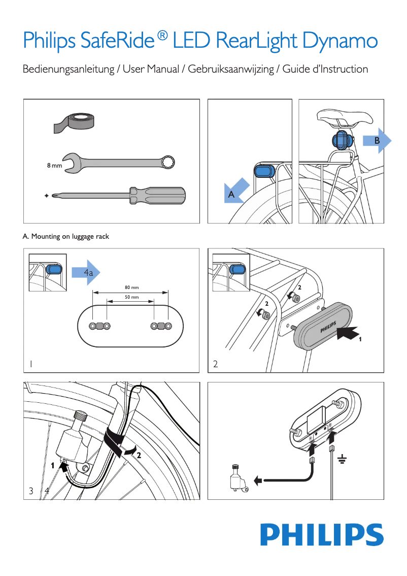 Página 1 del manual Manual de usuario Philips SafeRide 80
