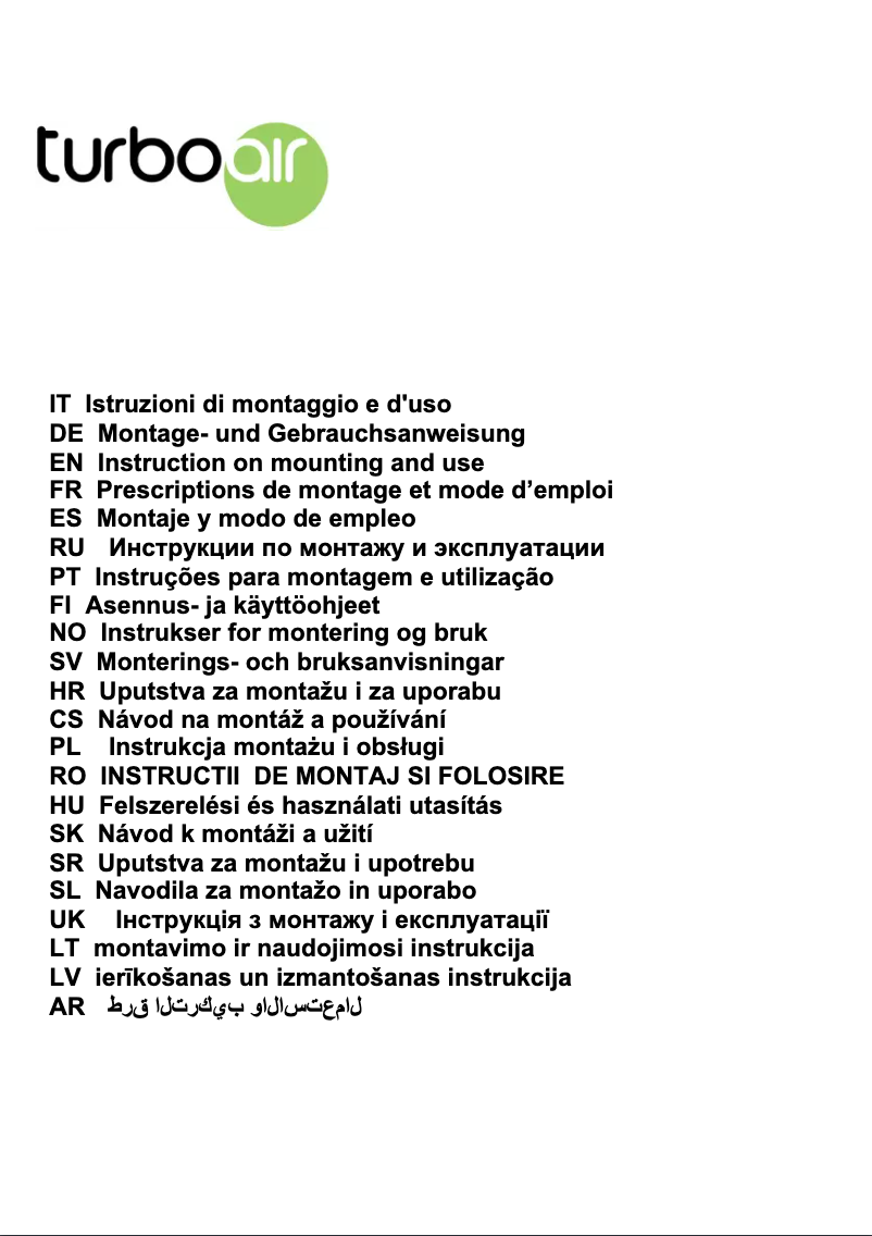 Imagen de la primera página del manual del dispositivo AOSTA GREY/A/74