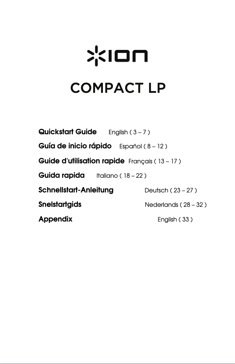 Imagen de la primera página del manual del dispositivo Compact LP