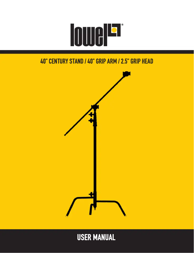 Página nº 1 - Manual de usuario Lowel CGH-25B