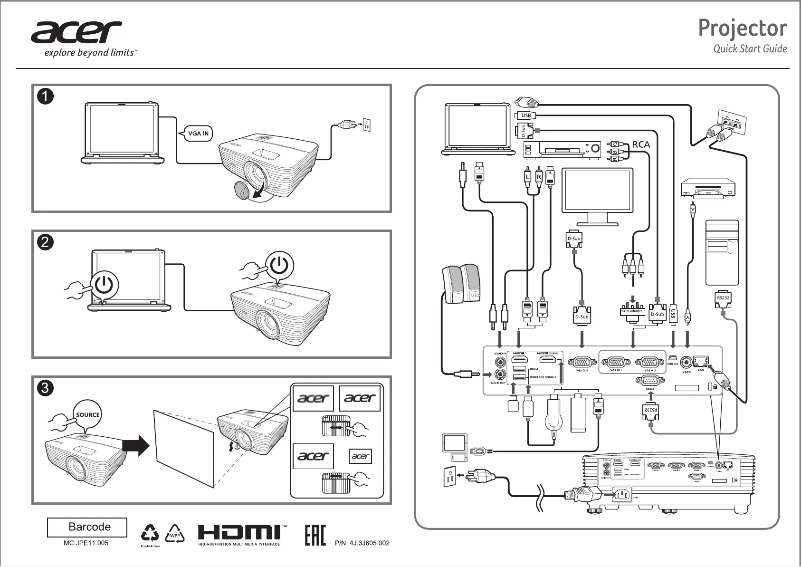 Imagen de la primera página del manual del dispositivo P1250B