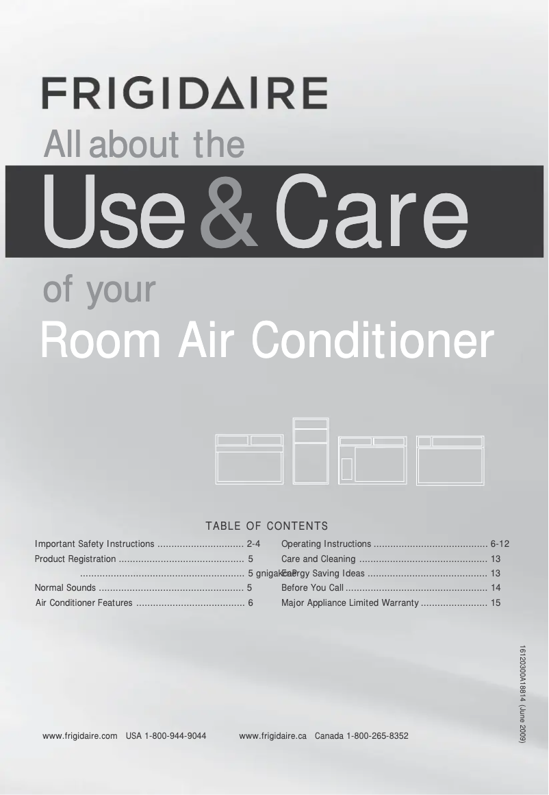 Imagen de la primera página del manual del dispositivo FFRE063WA1