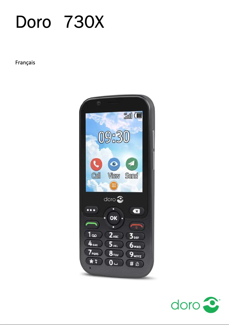 Imagen de la primera página del manual del dispositivo 730X