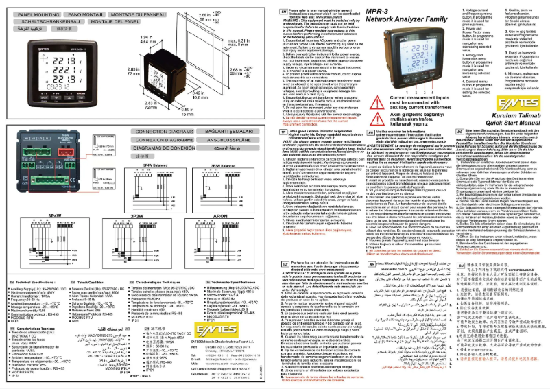 Imagen de la primera página del manual del dispositivo MPR-34-11