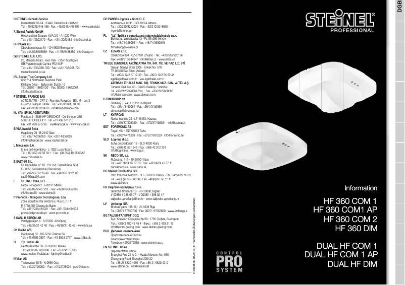Imagen de la primera página del manual del dispositivo ST 2978