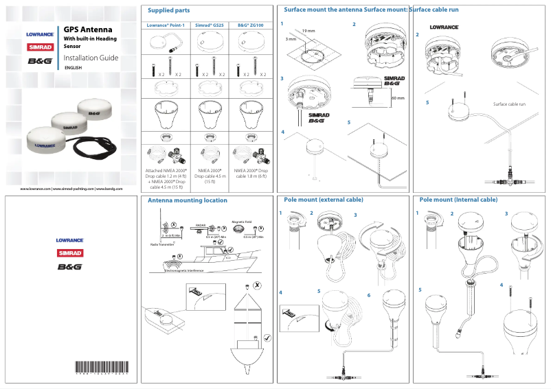 Página 1 del manual Manual de usuario Simrad Point-1