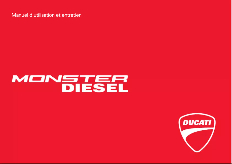 Página 1 del manual Manual de usuario Ducati Monster Diesel (2013)