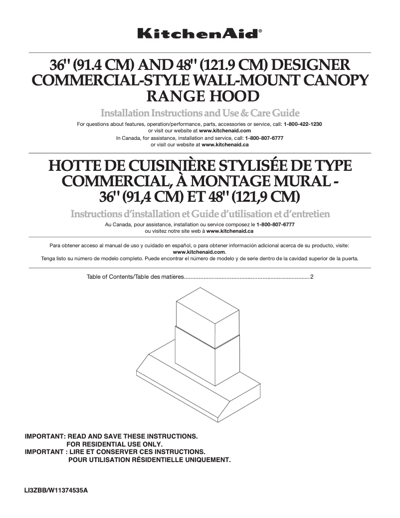 Imagen de la primera página del manual del dispositivo KVWC958JSS