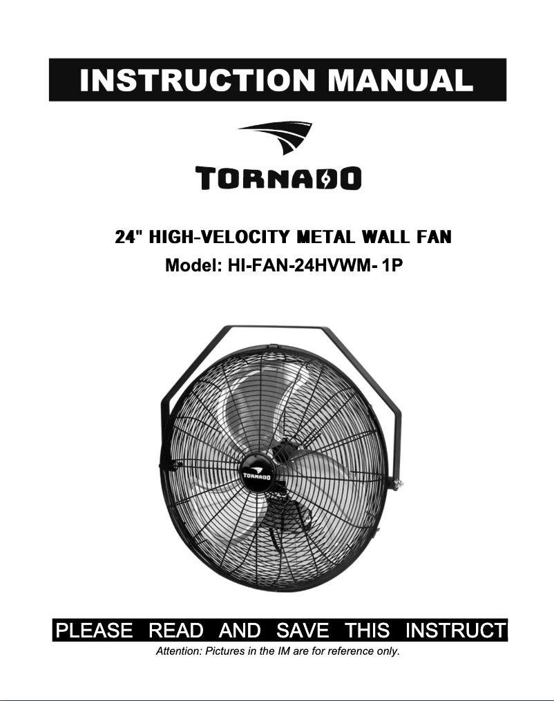 Imagen de la primera página del manual del dispositivo HI-FAN-24HVWM-1P