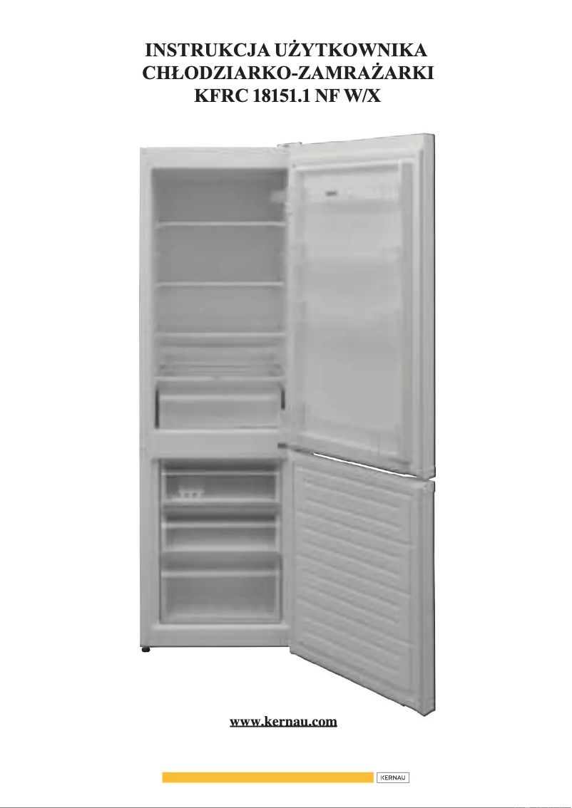 Imagen de la primera página del manual del dispositivo KFRC 18151 NF X