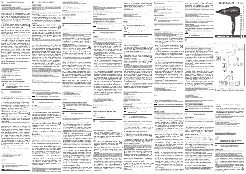 Imagen de la primera página del manual del dispositivo Premium Care Silence AC CV7920