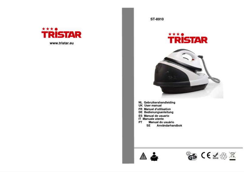 Página 1 del manual Manual de usuario TriStar ST-8910