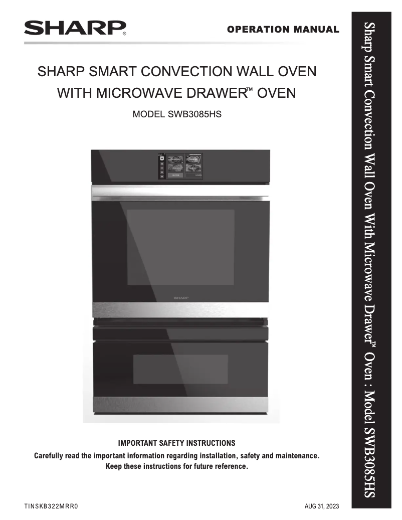 Imagen de la primera página del manual del dispositivo SWB3085HS