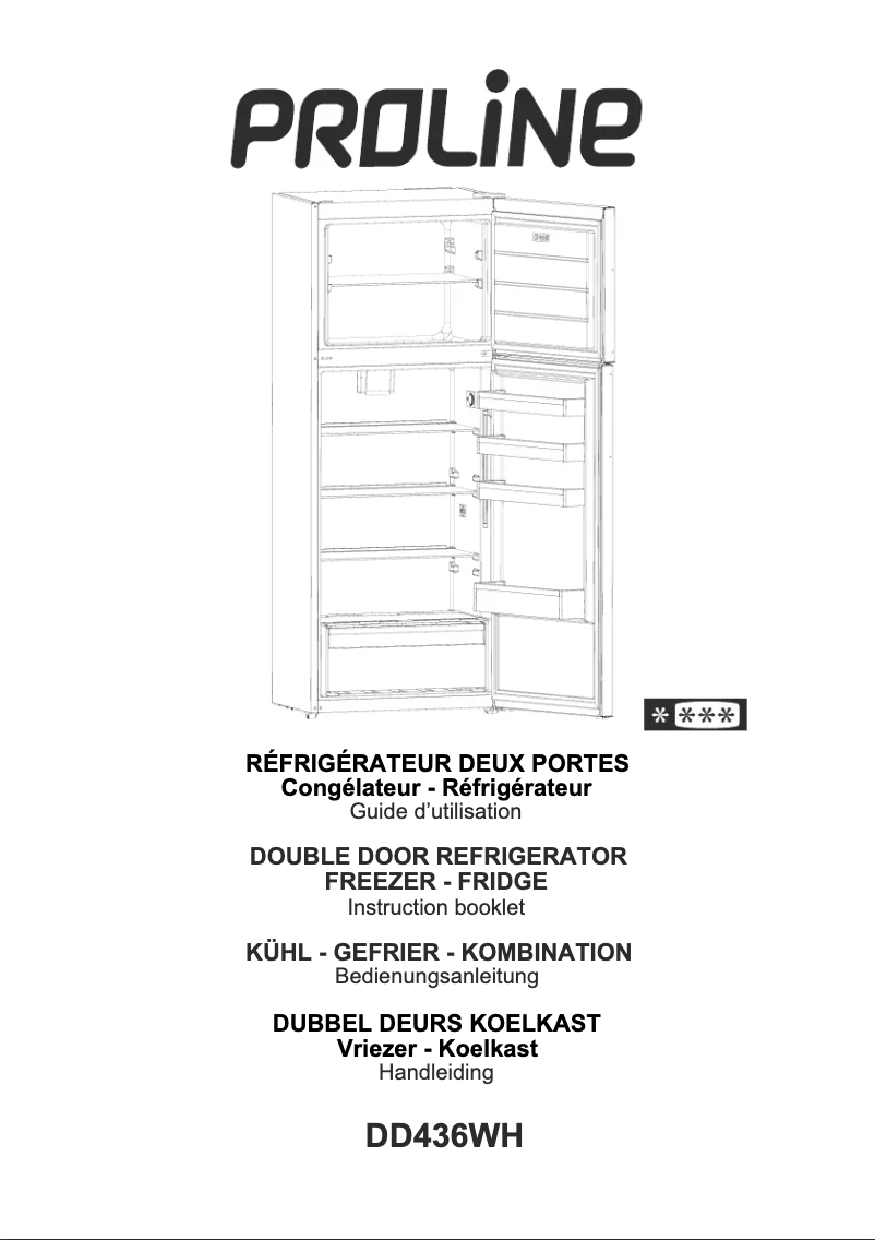 Imagen de la primera página del manual del dispositivo DD436WH