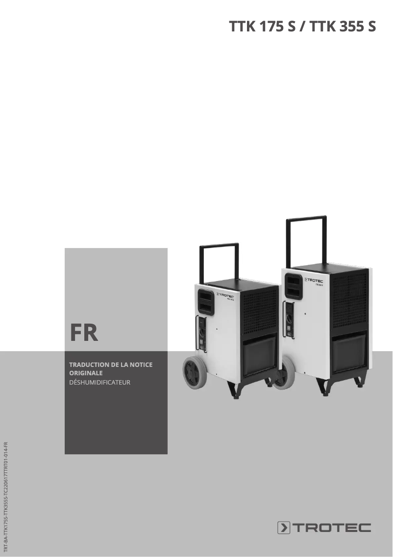 Página 1 del manual Manual de usuario Trotec TTK 355 S