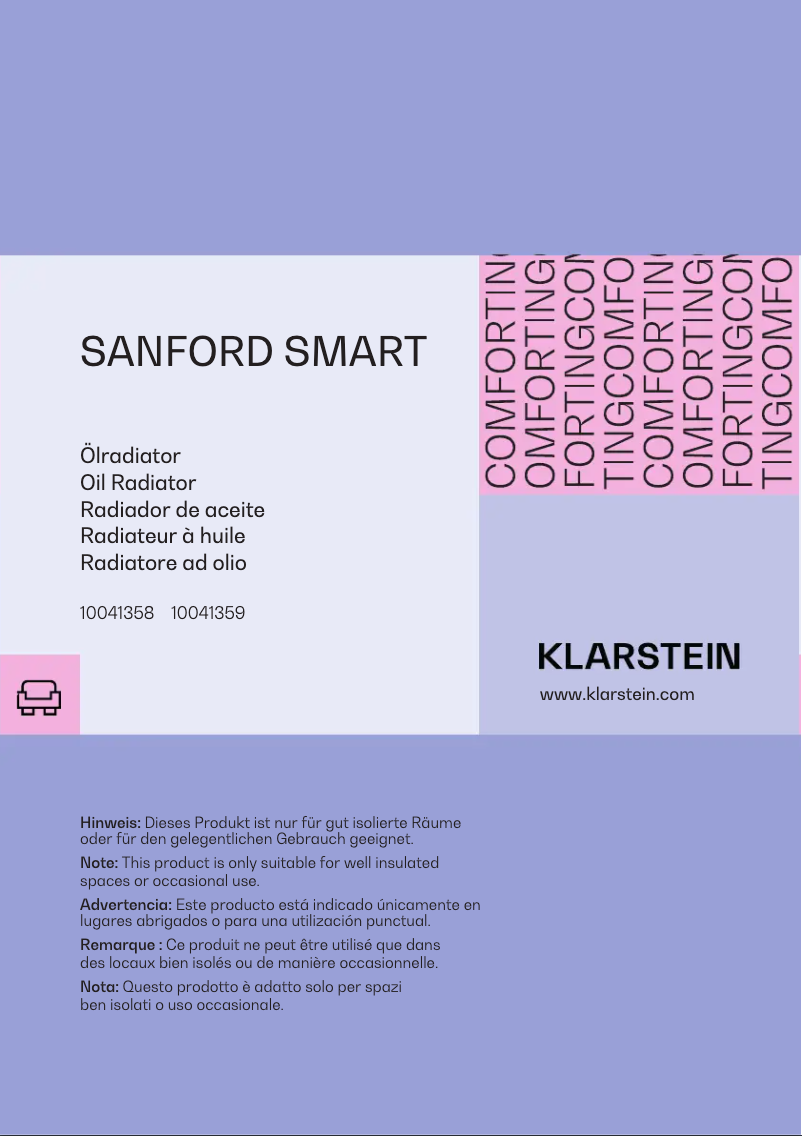 Página 1 del manual Manual de usuario Klarstein Sanford Smart